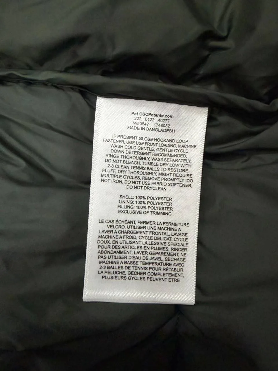 Men's Solid Puffer Jacket thumbnail 3