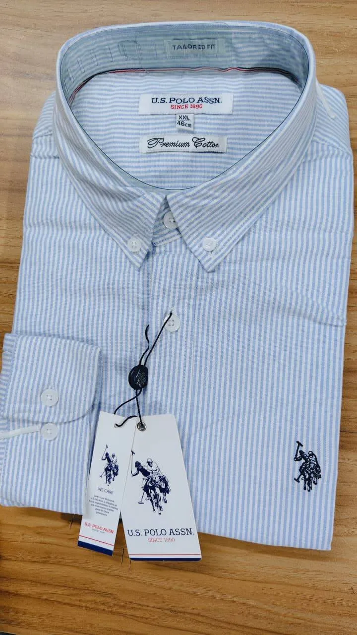 U.S. Polo Assn. Men’s Premium Cotton Oxford Shirt | Master Copy thumbnail 4
