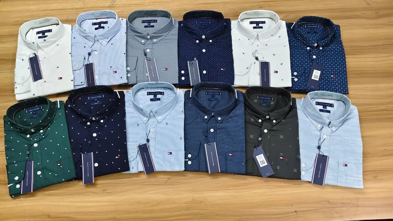 Tommy Hilfiger Men’s All-Over Print Oxford Stretch Shirt thumbnail 3