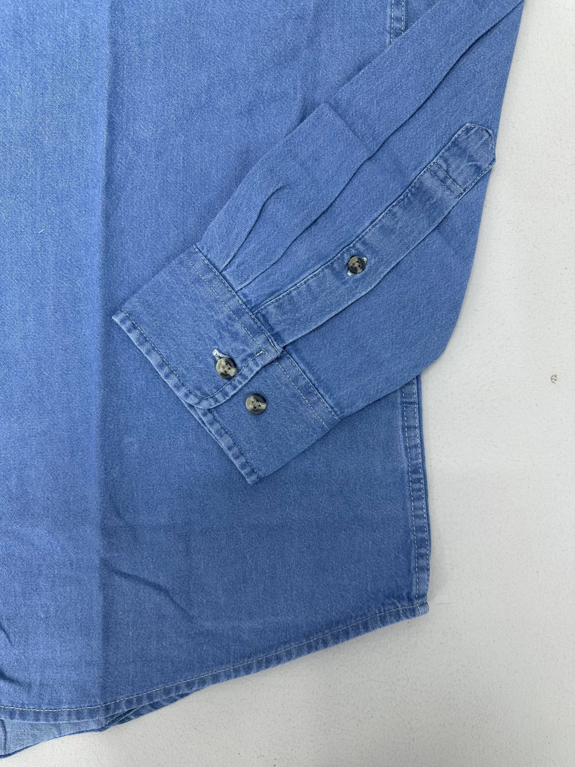 MEN’S BRANDED DENIM SHIRTS |. Walmart thumbnail 7