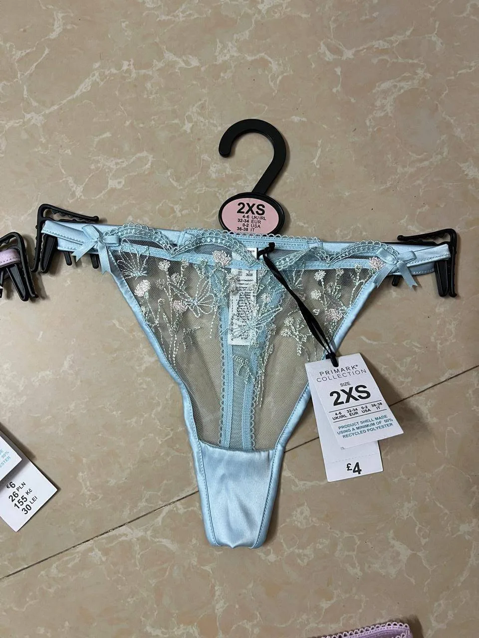 Ladies’ Embroidered Mesh Brief / Lingerie thumbnail 2