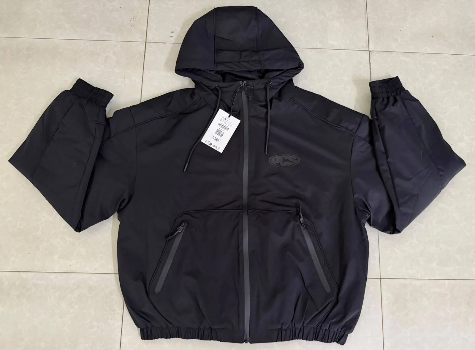 Men’s Padded Hooded Zip Jacket thumbnail 3