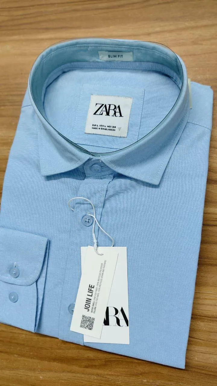 ZARA MAN Men’s Remi Cotton Slim Fit Long Sleeve Shirt thumbnail 2