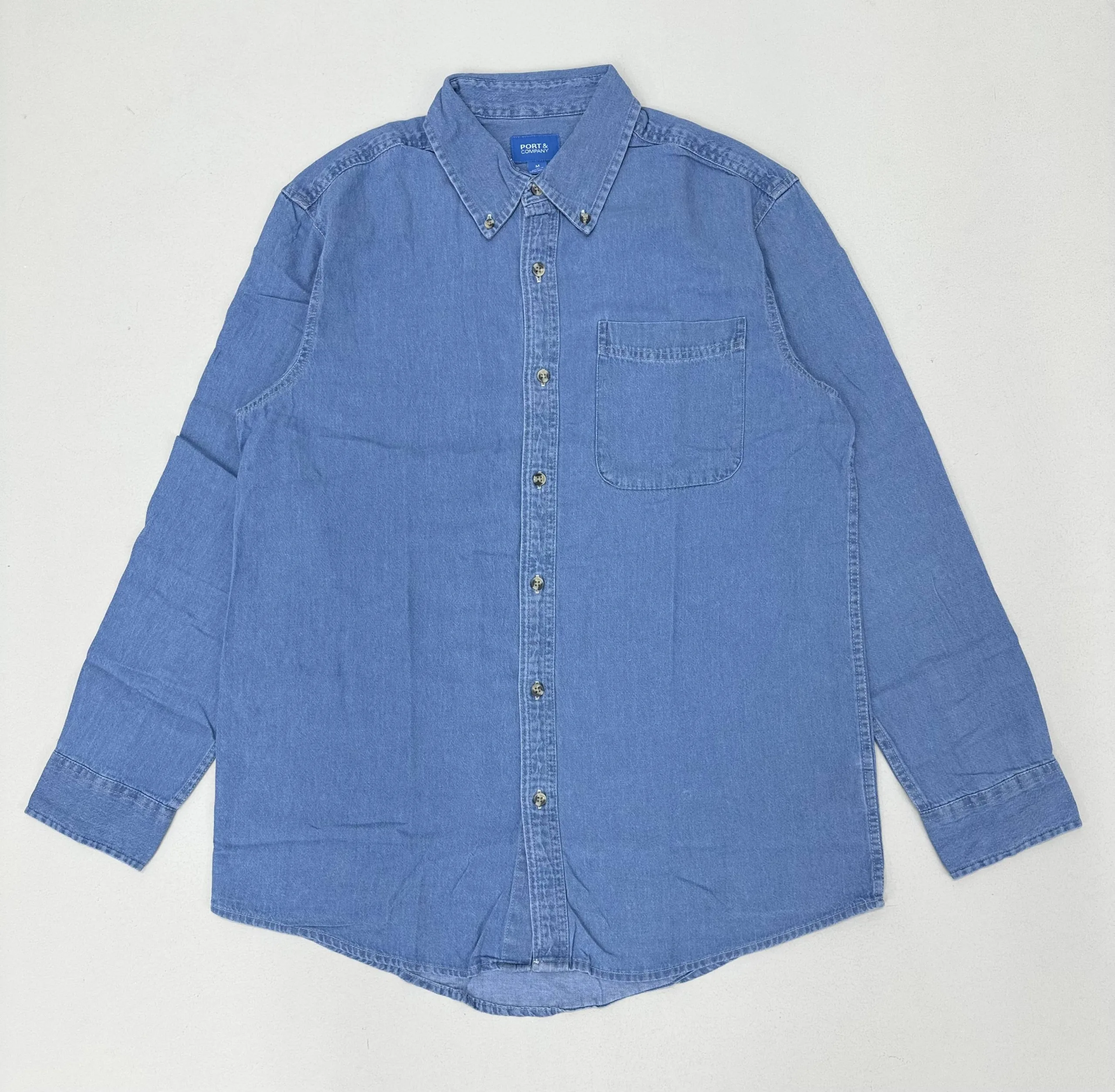 MEN’S BRANDED DENIM SHIRTS |. Walmart thumbnail 8
