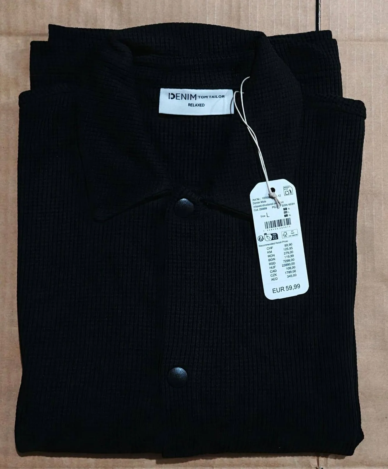 Men's Relaxed Structured Overshirt  Or Shaket thumbnail 4