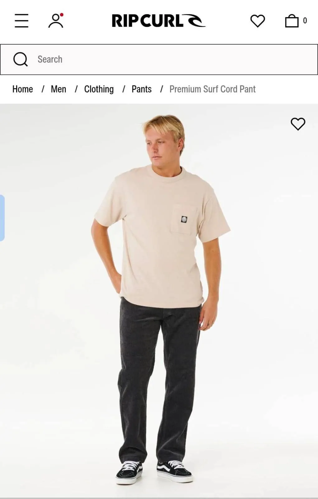 Men’s Short Sleeve T-Shirt | Rip Curl thumbnail 2