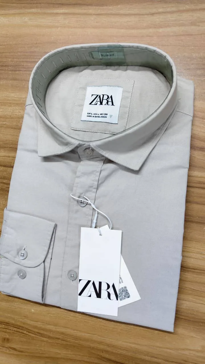 ZARA MAN Men’s Remi Cotton Slim Fit Long Sleeve Shirt thumbnail 5