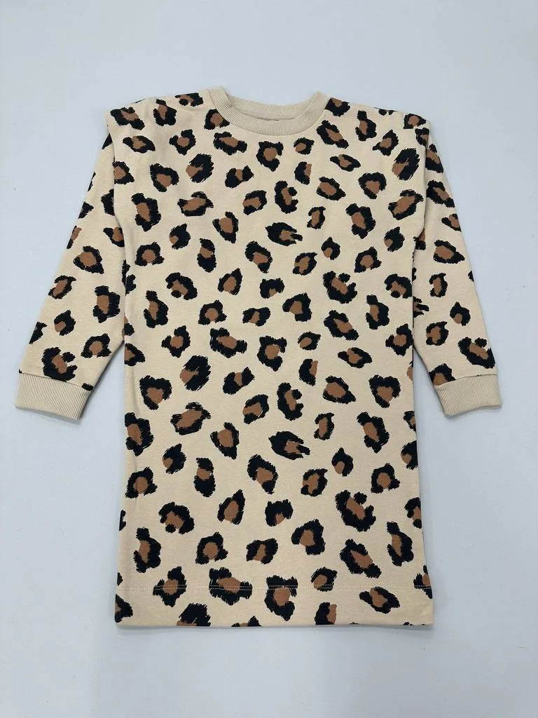 Wibra Girls’ Leopard Print Sweatshirt Dress thumbnail 2