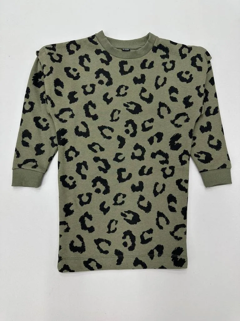 Wibra Girls’ Leopard Print Sweatshirt Dress thumbnail 8