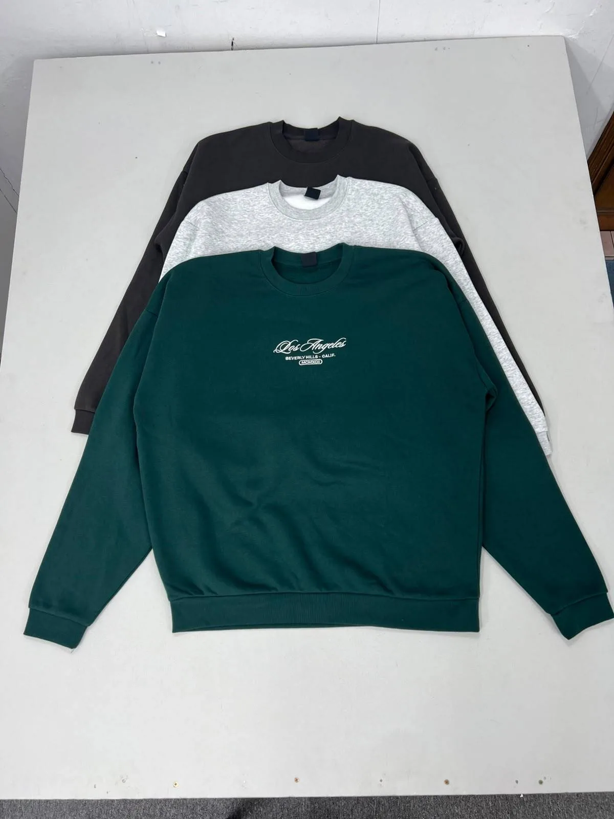 Men's FSBN Relaxed Fit Embroidered Crew Neck Sweatshirt thumbnail 7