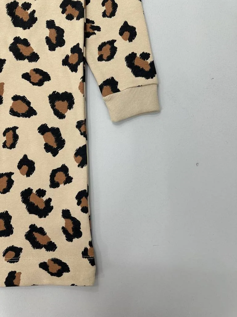 Wibra Girls’ Leopard Print Sweatshirt Dress thumbnail 4