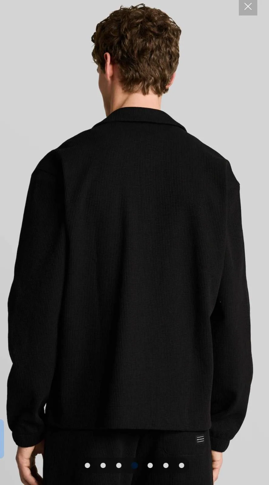 Men's Relaxed Structured Overshirt  Or Shaket thumbnail 5