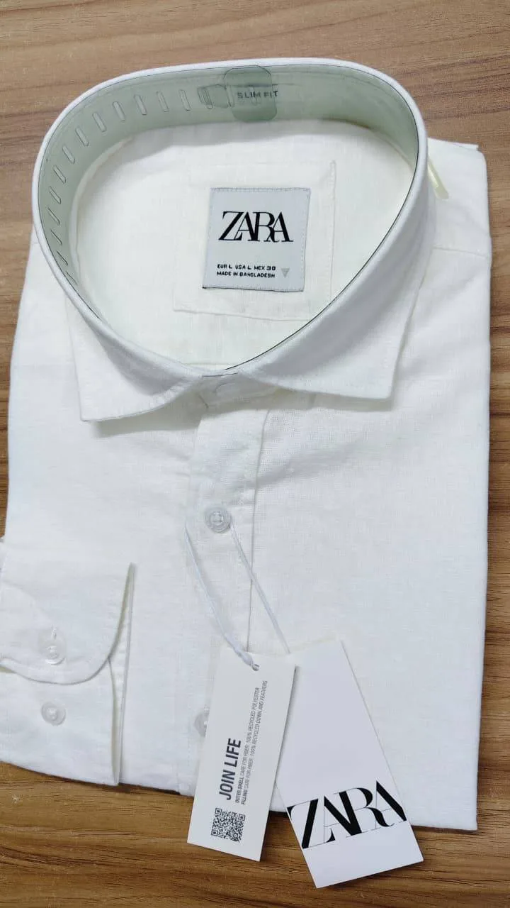 ZARA MAN Men’s Remi Cotton Slim Fit Long Sleeve Shirt thumbnail 7